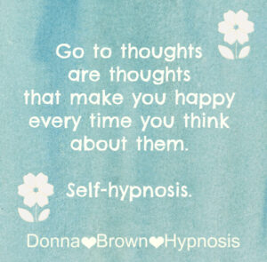 Ask all your thoughts to turn to smoke and then blow them out through your nose and mouth. Self-hypnosis.